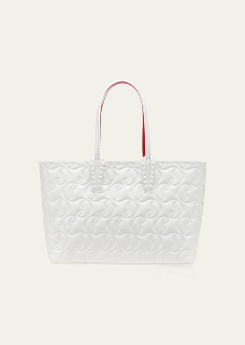 Christian Louboutin Cabata Small Tote in CL Embossed Nappa Leather