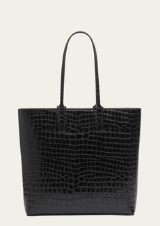 Christian Louboutin Cabata Zipped NS Tote in Aligator Embossed Leather