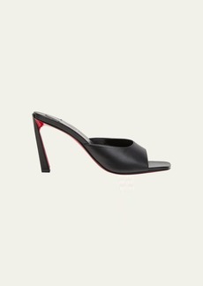 Christian Louboutin Condora Leather Red Sole Mule Sandals