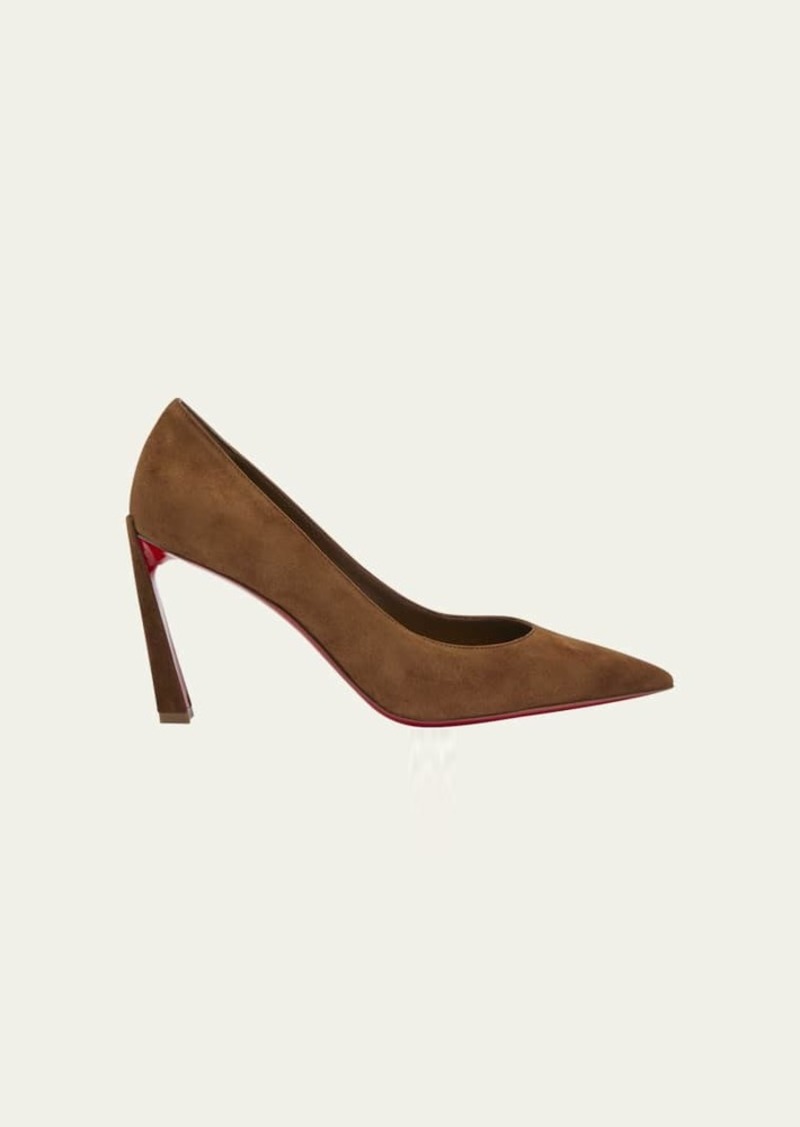 Christian Louboutin Condora Suede Red Sole Pumps