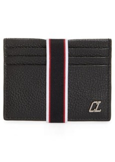 Christian Louboutin F. A.V. Fique A Vontade Kios Leather Card Case