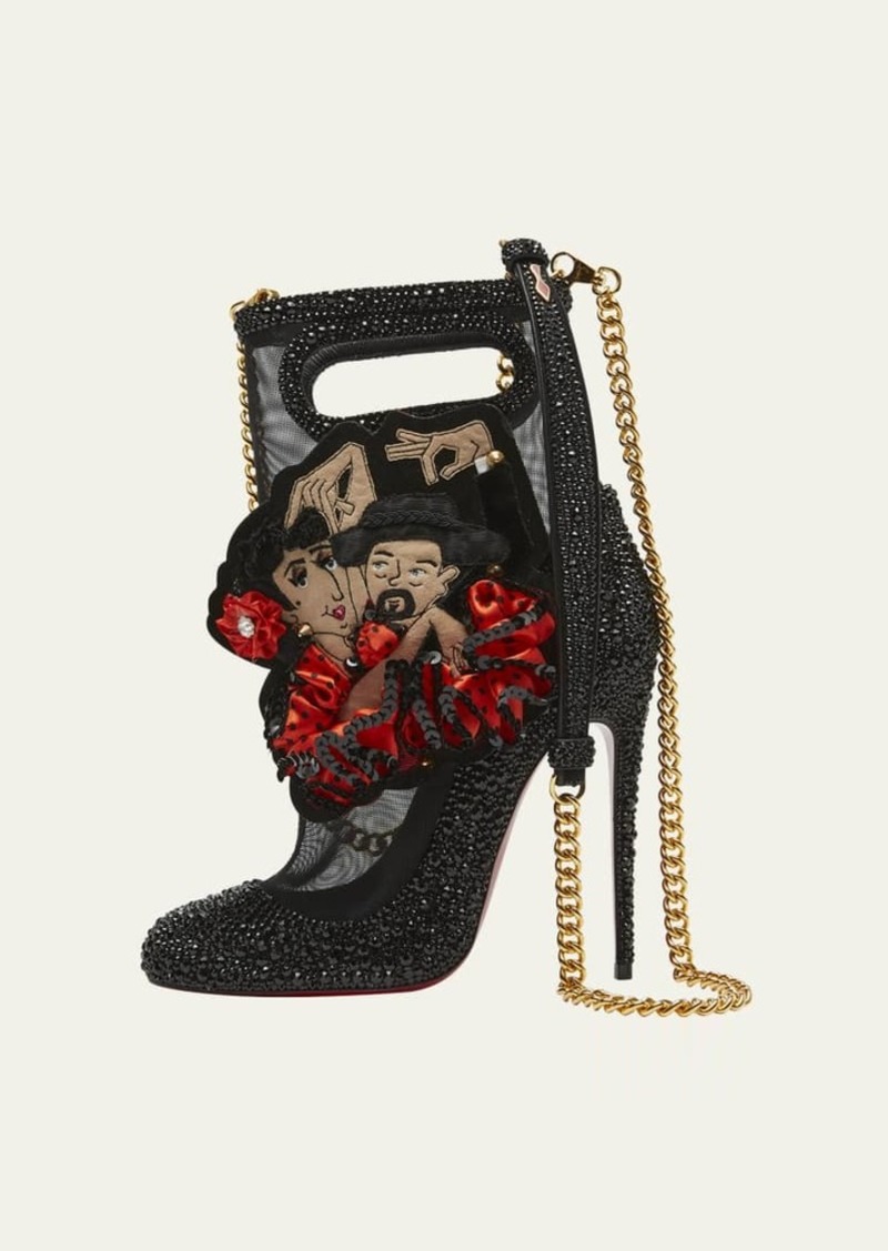 Christian Louboutin Fifi Charm with Flamenco Strass