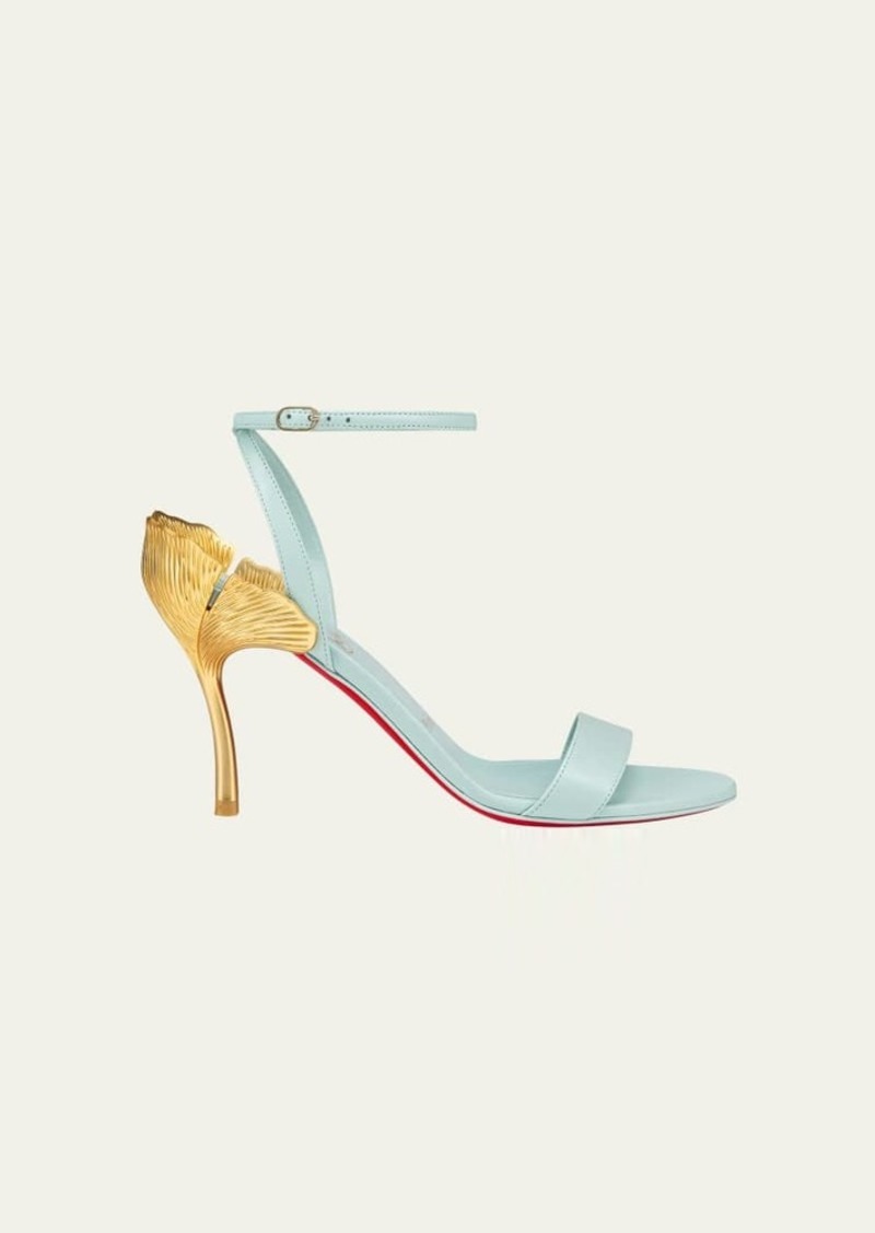 Christian Louboutin Ginko Girl Leather Red Sole Sandals