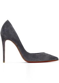 Christian Louboutin Gray Iriza 100 Heels