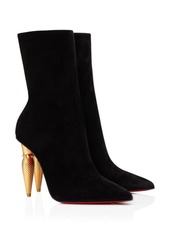 Christian Louboutin Lipbooty Suede Bootie