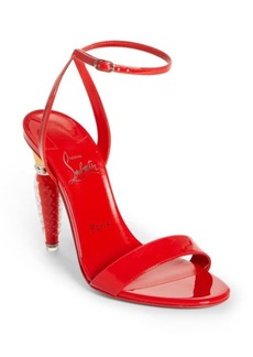 Christian Louboutin Lipgloss Queen Ankle Strap Sandal