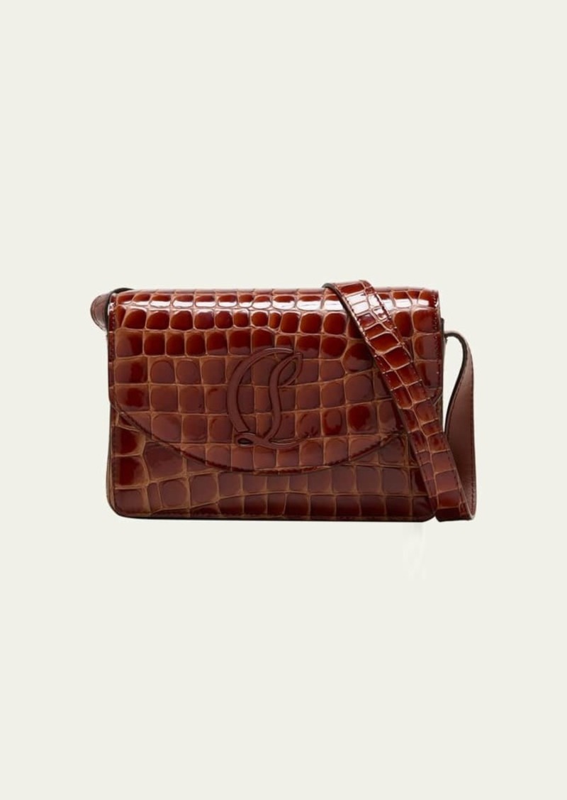 Christian Louboutin Loubi54 Crossbody Small in Alligator Embossed Leather