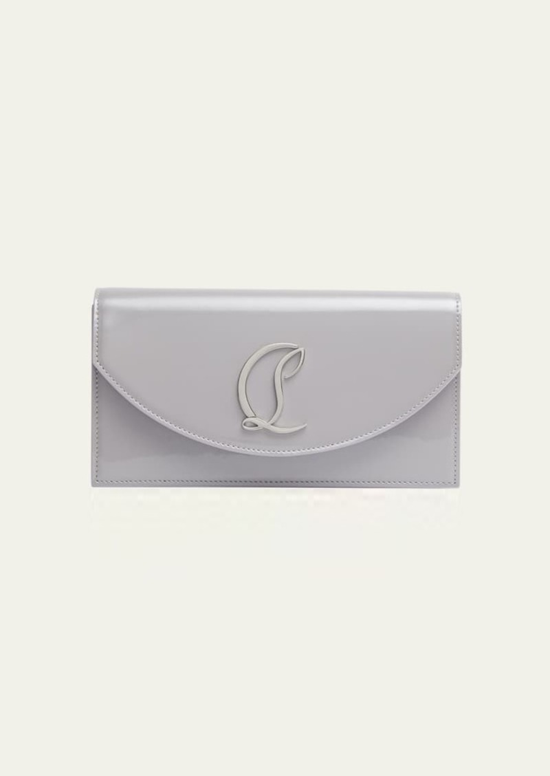 Christian Louboutin Loubi54 Patent Leather Clutch Bag