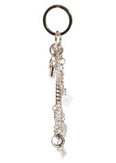 Christian Louboutin Loubicharms Logo Bag Charm in Silver at Nordstrom