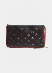 Christian Louboutin Loubila Shoudler Bag in Loubinthesky Perforated Leather