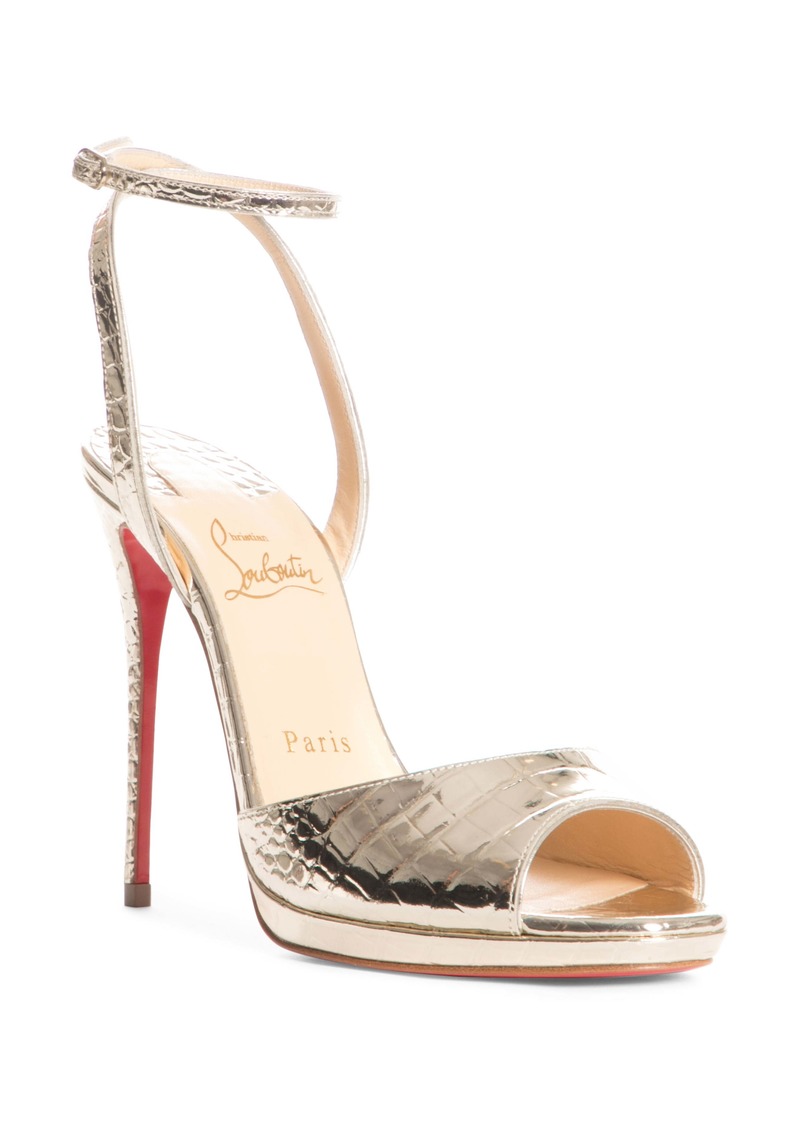 Christian Louboutin SPIKITA STRAP 100 Spiked Studded Heels Sandals