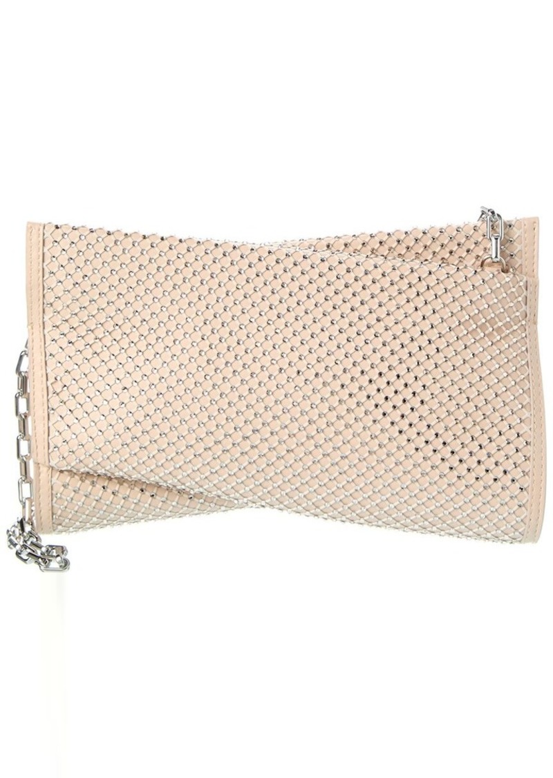 Christian Louboutin Loubitwist Small Mesh & Leather Clutch