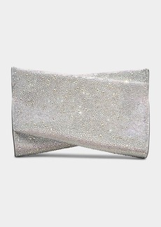 Christian Louboutin Loubitwist Small Clutch in Strass Suede