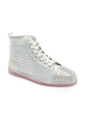 Christian Louboutin Louix Ray Spike PVC High Top Sneaker in Transparent at Nordstrom