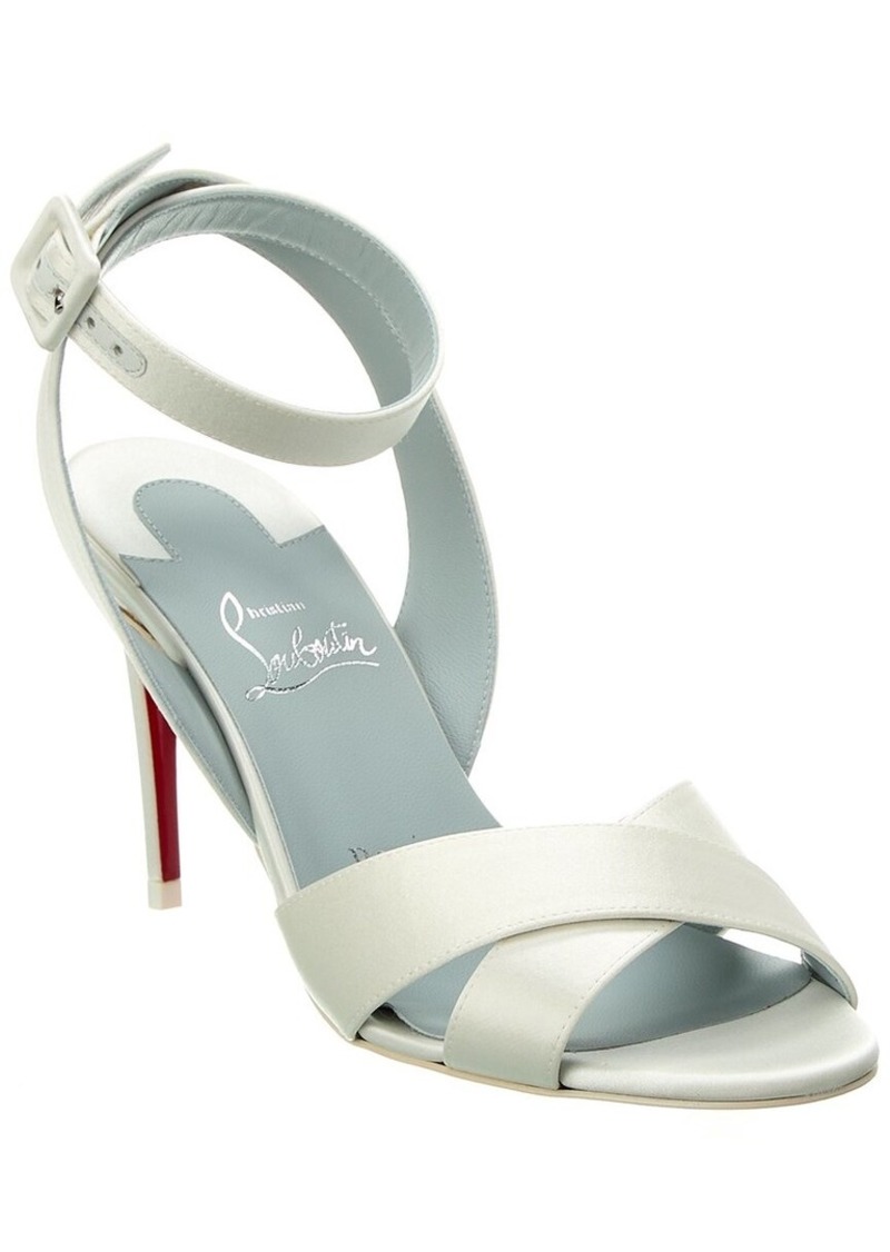 Christian Louboutin Mariza 85 Satin Sandal