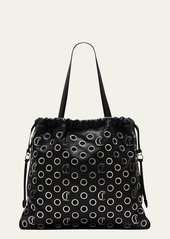 Christian Louboutin Mouchara Tote in Nappa Leather with Eyelets