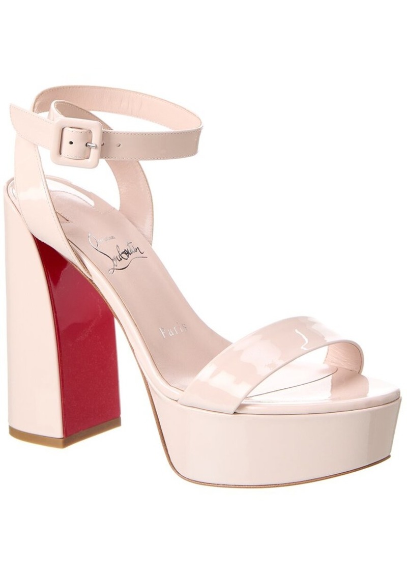 Christian Louboutin Movida Sabina 130 Patent Platform Sandal