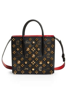Christian Louboutin Paloma Couronnes Seville Calfskin Leather Tote