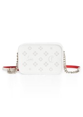 Christian Louboutin Radioloubi Small Leather Crossbody Bag in Bianco at Nordstrom