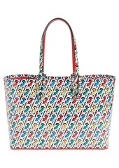 Christian Louboutin Small Cabata Logo Patent Leather Tote in Multi at Nordstrom