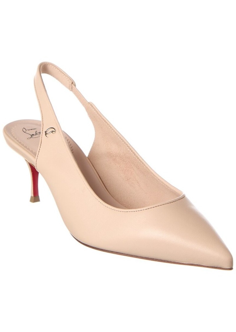 Christian Louboutin Sporty Kate 55 Leather Slingback Pump