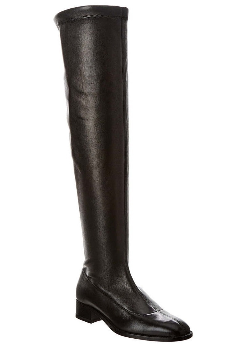 Christian Louboutin Theorhila Leather Over-The-Knee Boot