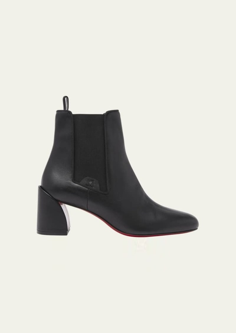 Christian Louboutin Turelastic Red Sole Calf Leather Boots