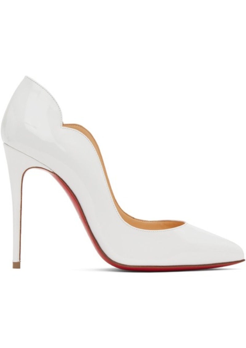 Christian Louboutin White Hot Chick 100mm Heels