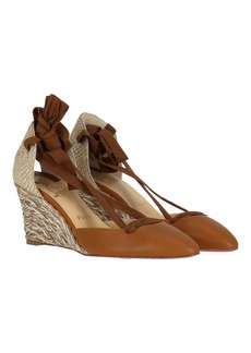 Christian Louboutin Womens Ivory Wedge