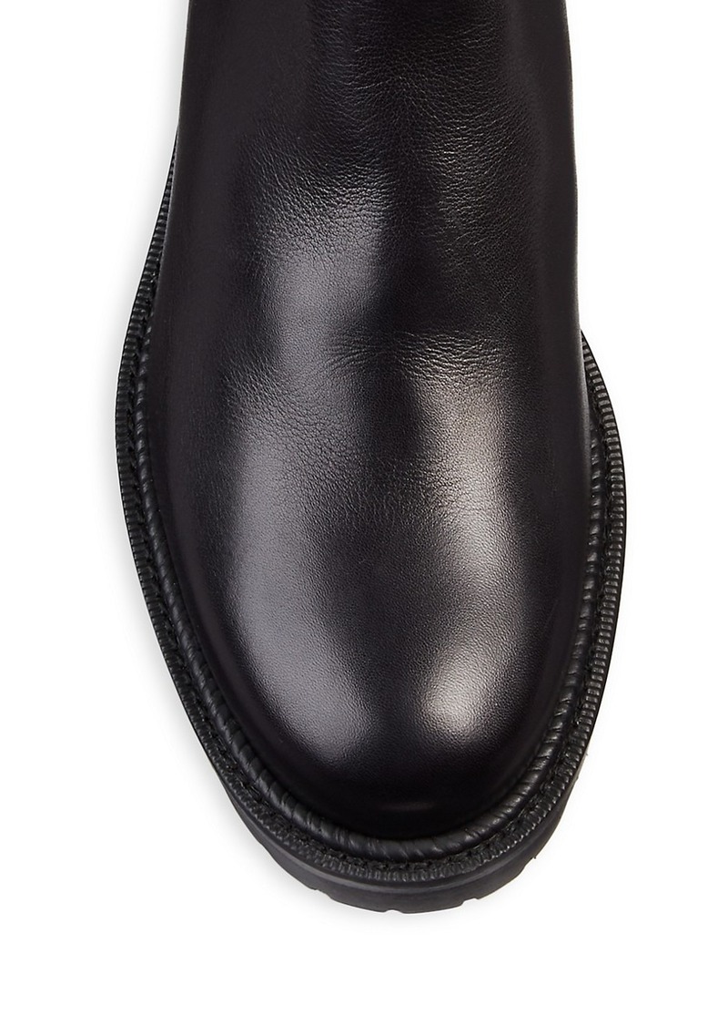 crapahutta spiked leather chelsea boots