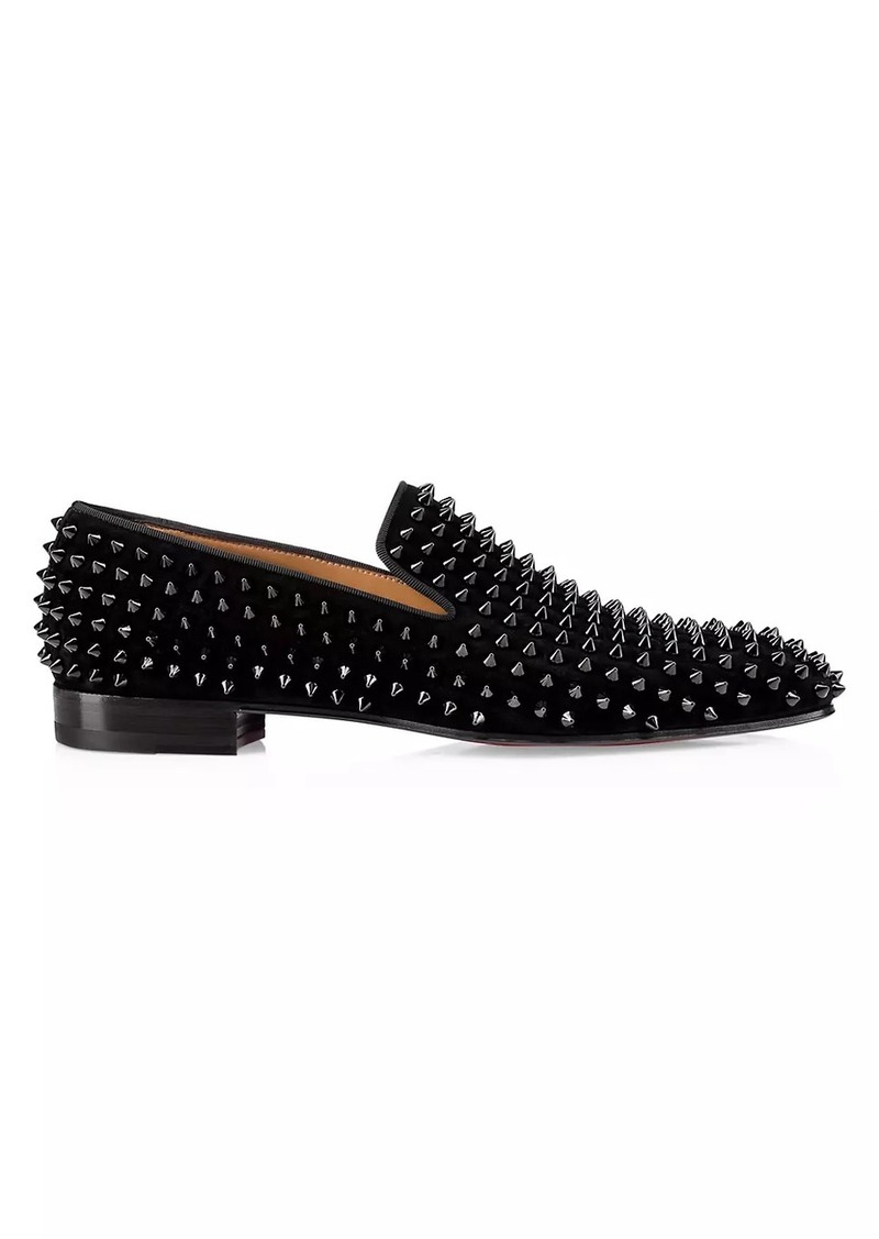 Christian Louboutin Dandelion Spikes Smoking Slippers