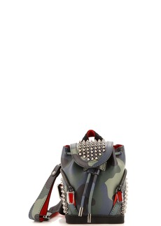 Christian Louboutin Explorafunk Keyring Crossbody Bag Spiked Leather