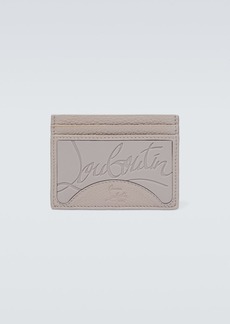 Christian Louboutin Kios embossed leather cardholder