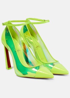 Christian Louboutin Leather and PVC pumps