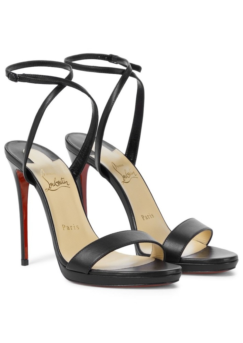 Christian Louboutin Loubi Queen 120 leather sandals