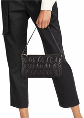 Christian Louboutin Loubila CL-Embossed Leather Shoulder Bag