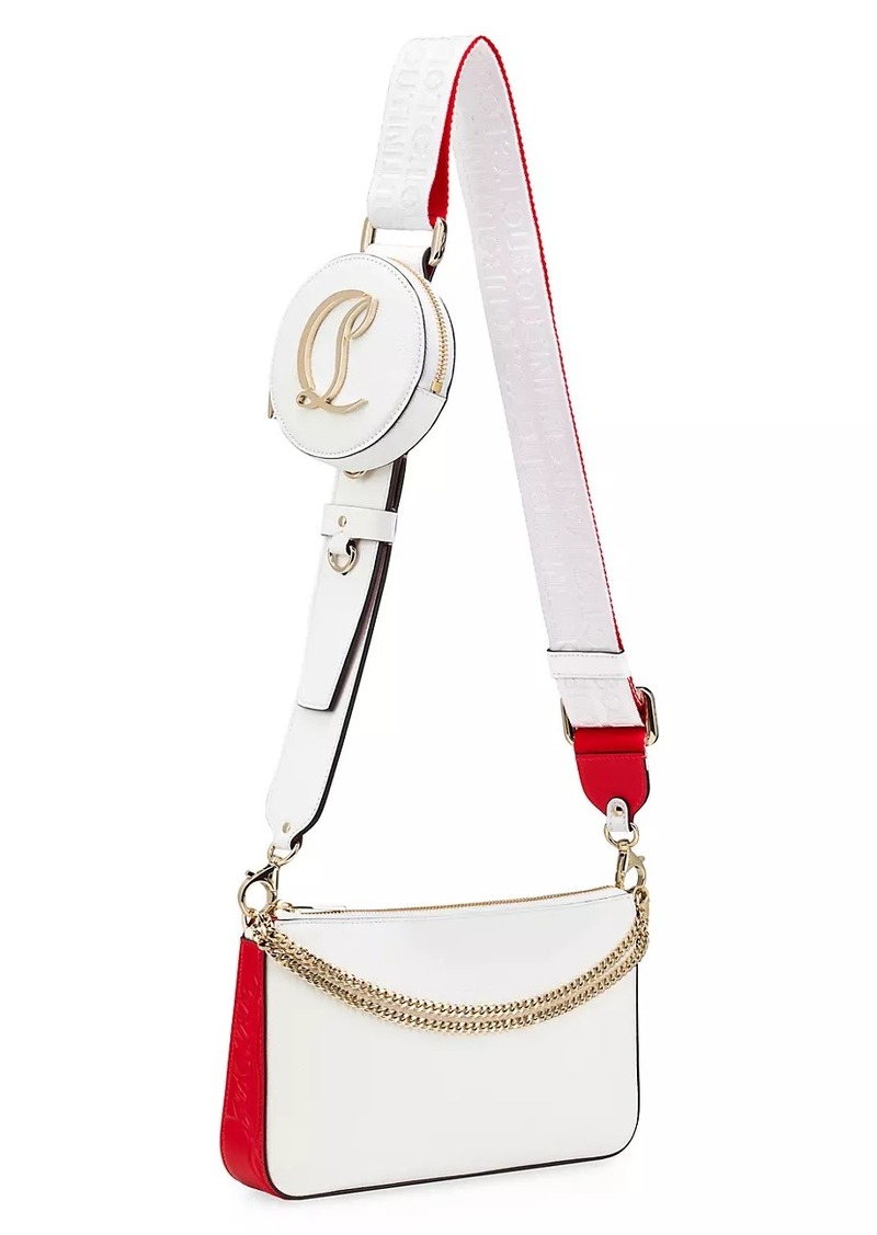 Christian Louboutin Loubila Leather Pouch-On-Chain