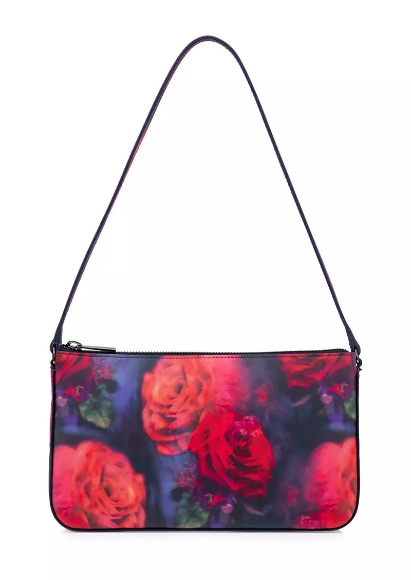 Christian Louboutin Loubila Rose Print Shoulder Bag