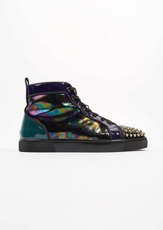 Christian Louboutin Louis High Top / Fluorescent Patent Leather