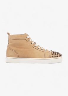 Christian Louboutin Louis Spikes High Top Suede
