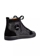 Christian Louboutin Louis Strass High-Top Sneakers