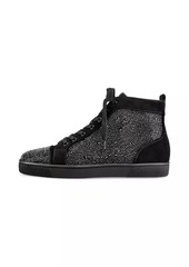 Christian Louboutin Louis Strass High-Top Sneakers