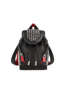 Christian Louboutin Mini Explorafunk Studded Leather Crossbody Backpack