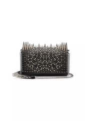 Christian Louboutin Paloma Spiked Leather Clutch