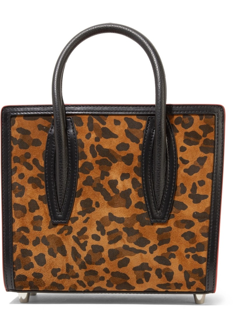 louboutin leopard bag