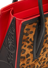 Paloma medium - Top handle bag - Grained calf leather and spikes  Loubinthesky - Loubi - Christian Louboutin