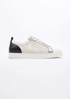 Christian Louboutin Rantulow Low-Top / / Silver Leather