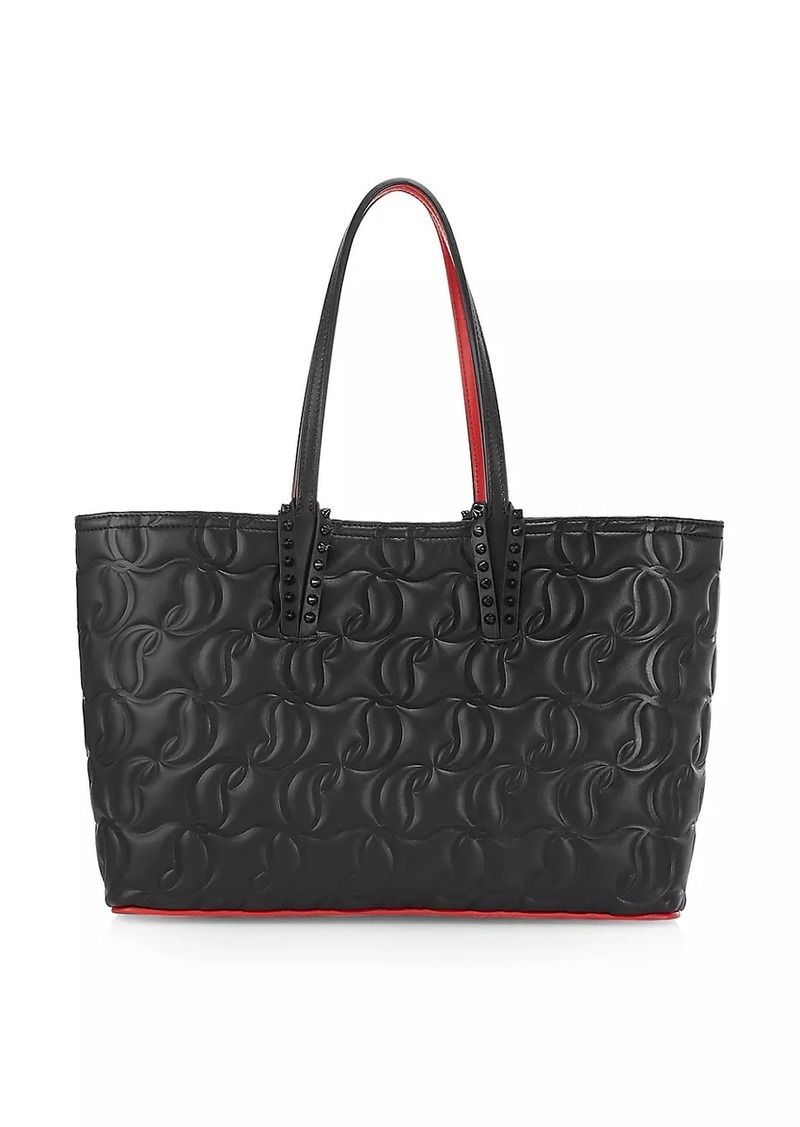 Christian Louboutin Small Cabata Embossed Leather Tote Bag