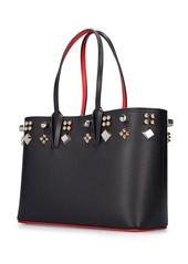 Christian Louboutin Small Cabata Spiked Leather Tote Bag