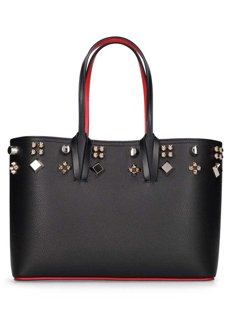 Christian Louboutin Small Cabata Spiked Leather Tote Bag